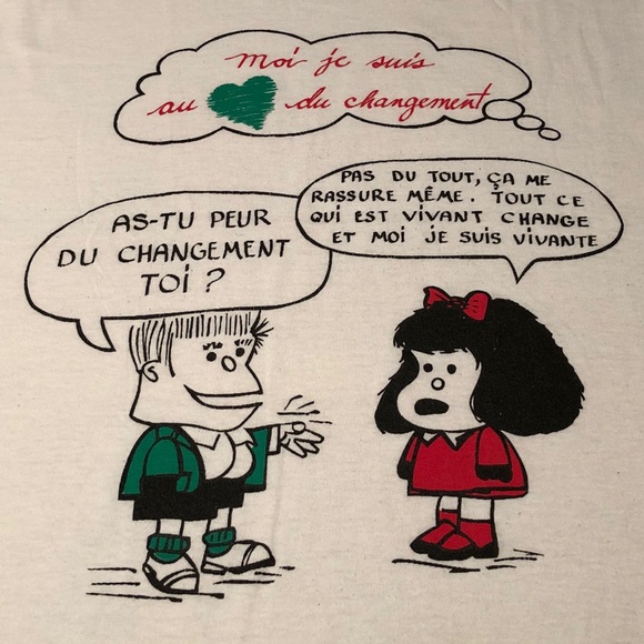 Vintage 80s 90s French cartoon shirt single stitch - Picture 2 of 6